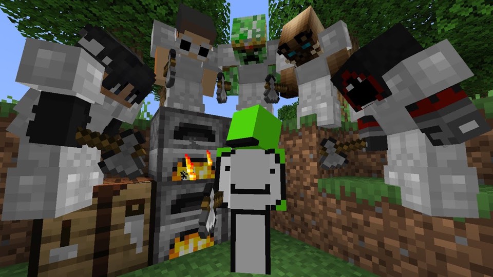 A Minecraft gaming video.